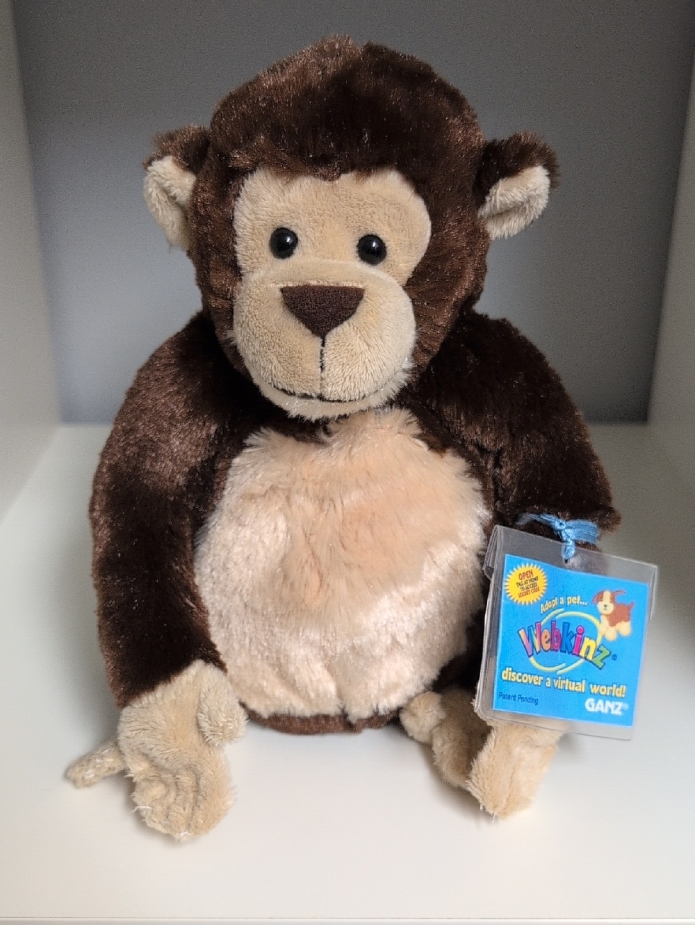💜2/$20💜 *NO CODE* Webkinz Chimpanzee, Vintage, Y2k